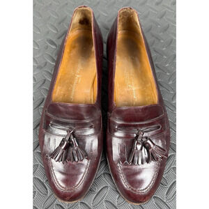 Men's Salvatore Ferragamo Studio Brown Tasseled Loafers Size 9 D Made In Italy